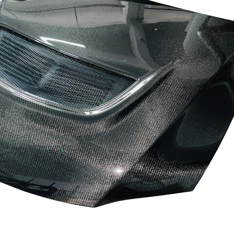 Exquisite Detail Control Antioxidant Engine Front Cover New EVO9 Carbon Fiber Hood Bonnet